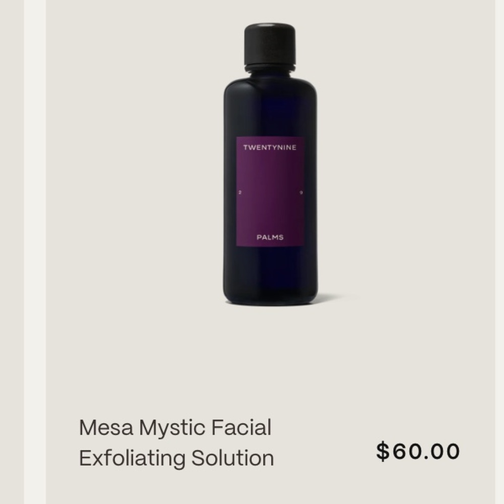 29 Palms Mesa Mystic Facial Exfoliating Solution NIB